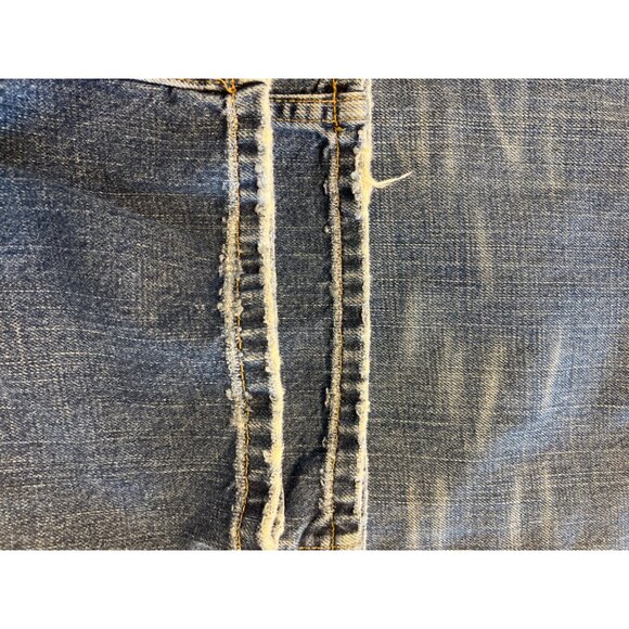 Jordan Two3 Men Distressed Blue Y2K Jeans Size 34 x 34 - Picture 4 of 11